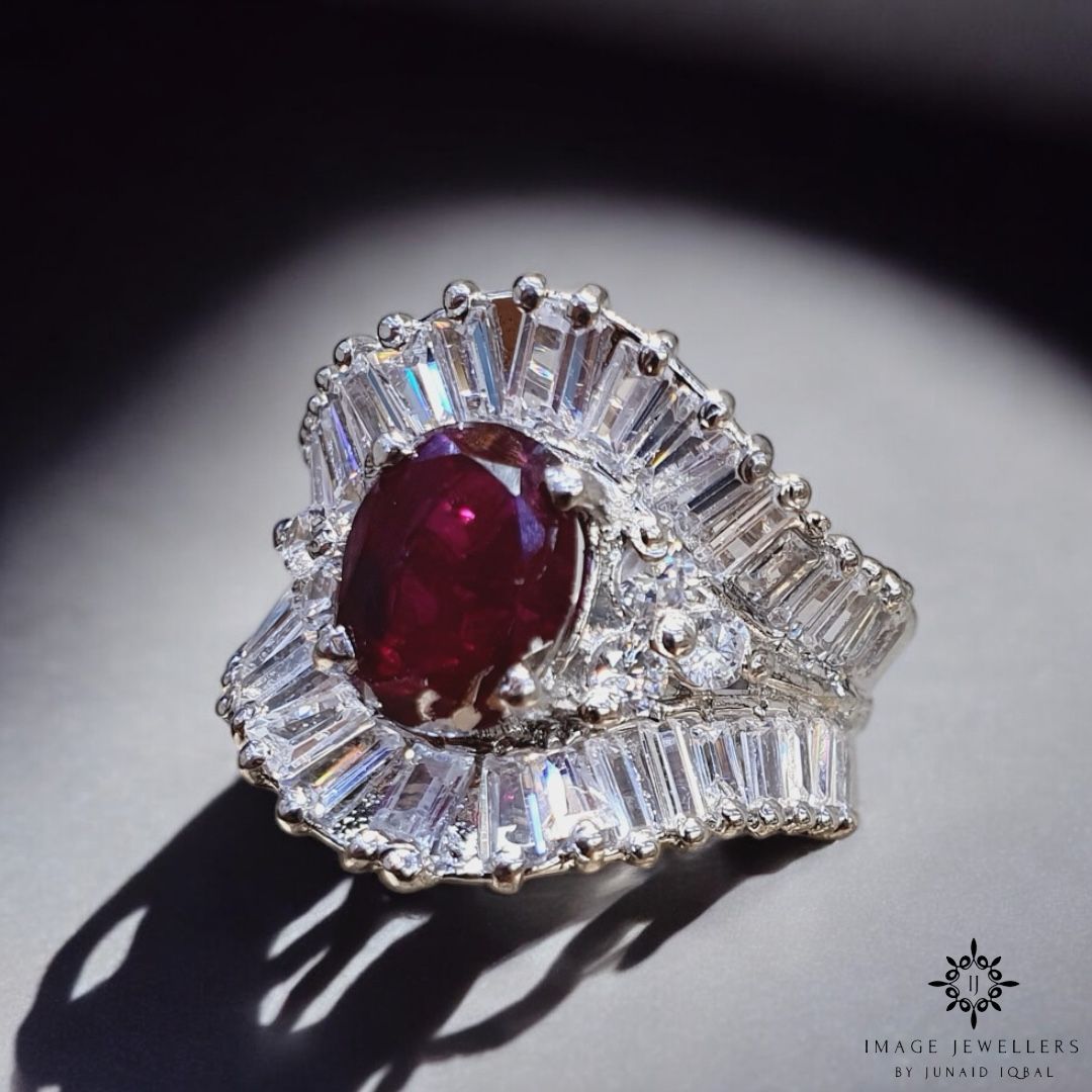 Crimson Luxe Bloom