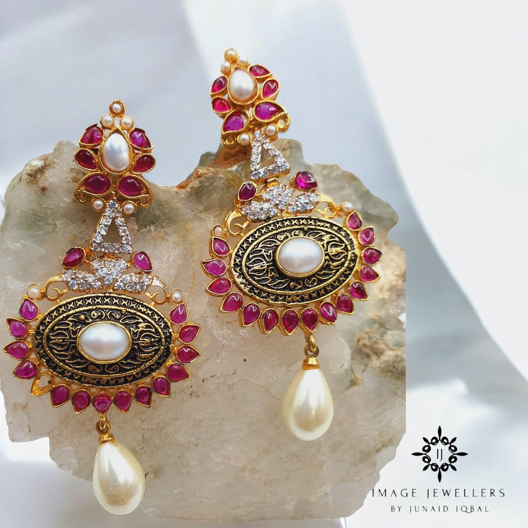 Timeless Ruby & Pearl Harmony
