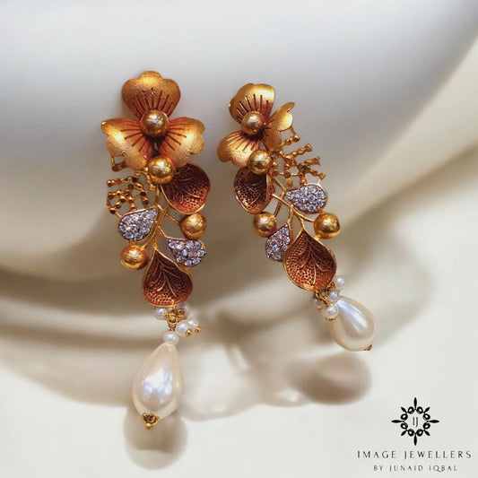 Floral Whimsy Hoops