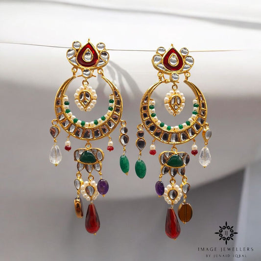 Kundan Royale Drops