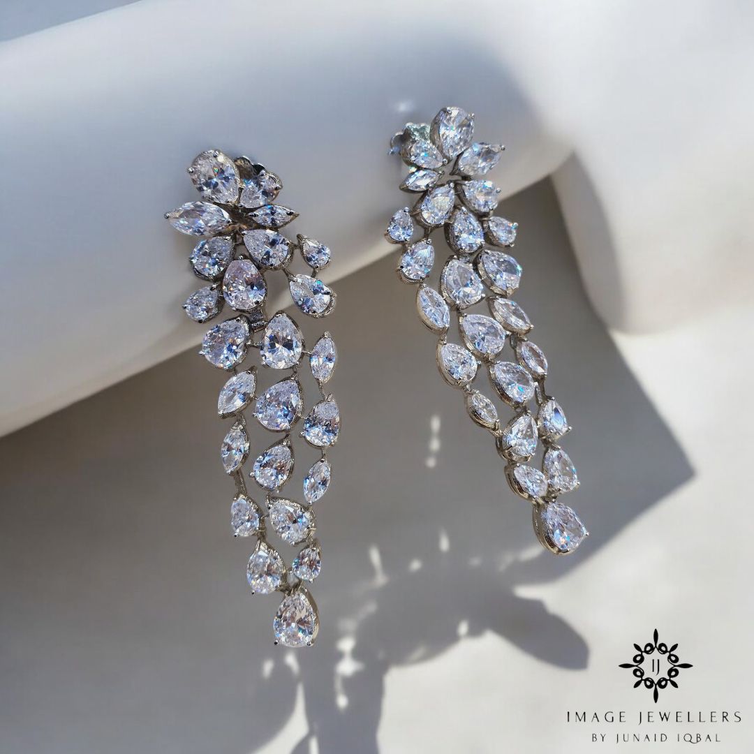 Lustrous Halo Hoops