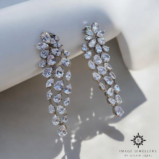 Lustrous Halo Hoops