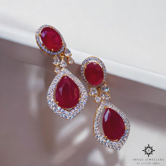 Ruby & Diamond Drops