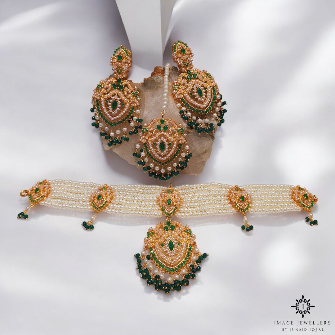 Regal Jade Pearl Set